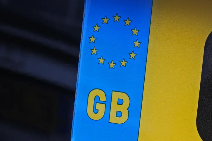 GB Reg plate