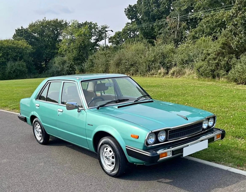 Blue car