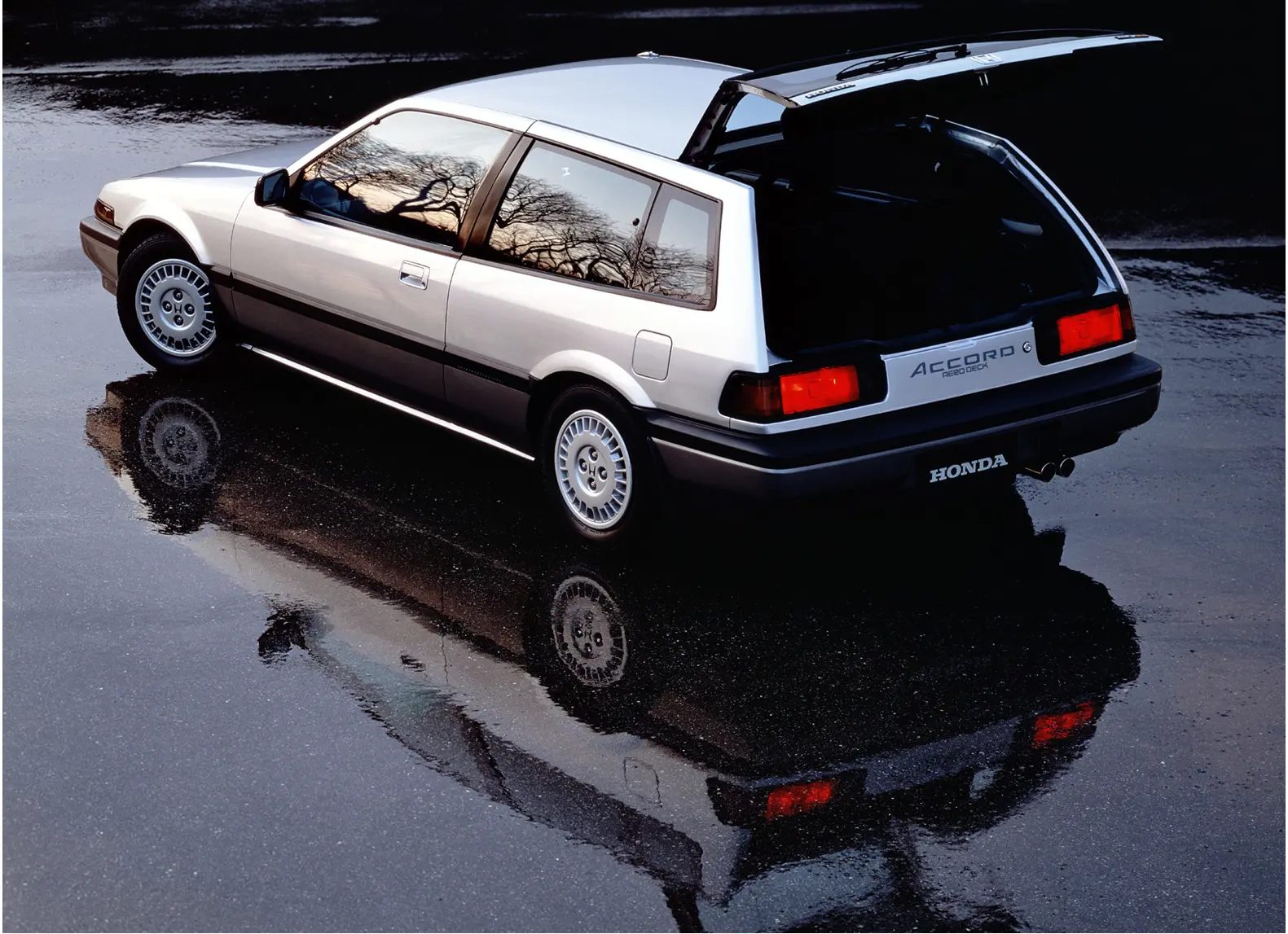 Car with boot open