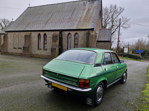 Green car