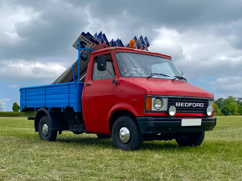 Red and Blue Truck