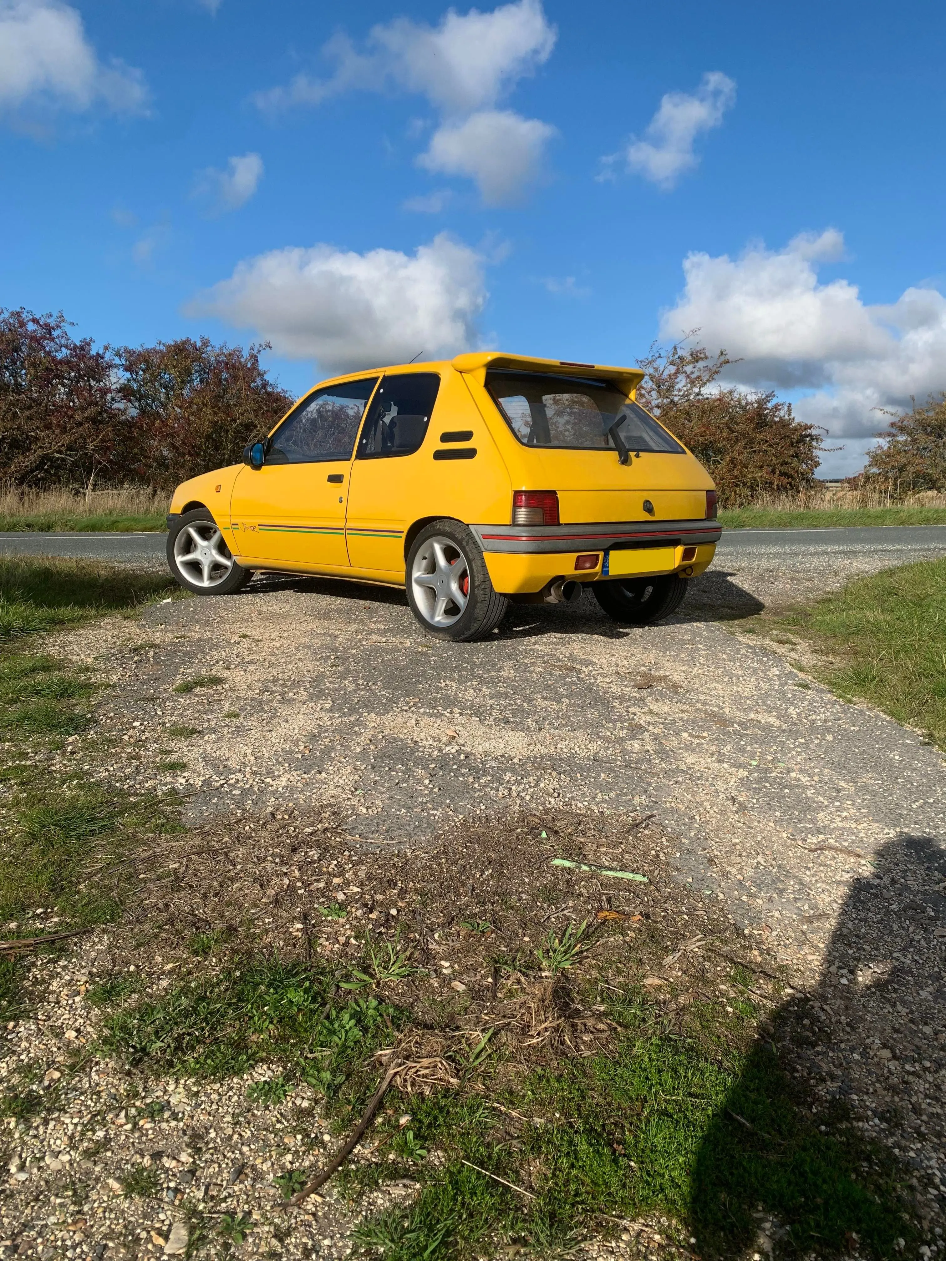 Yellow car