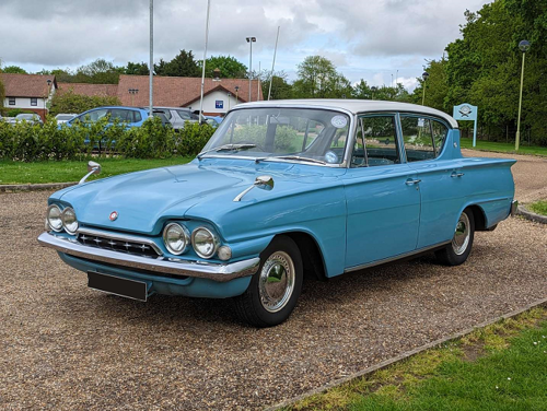 Blue car