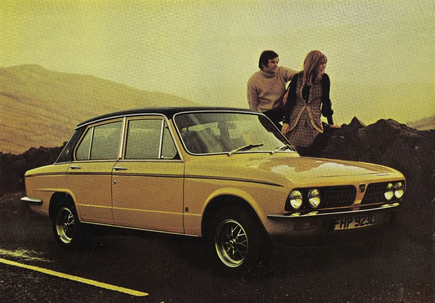 Yellow car