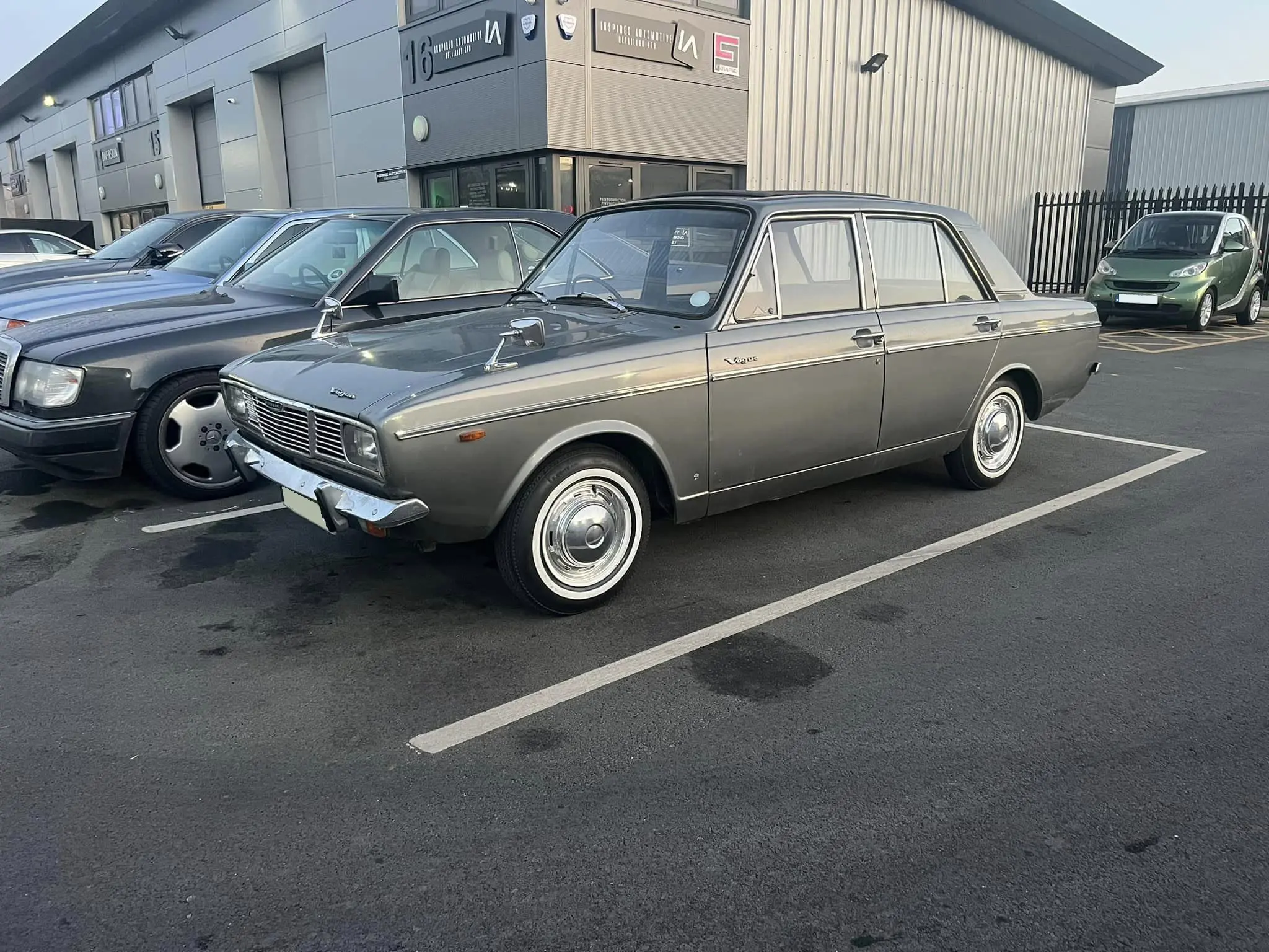 Cars in car park
