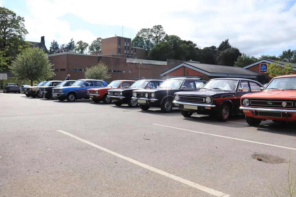 Line of Morris Cars