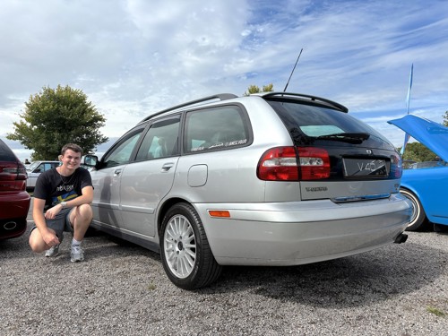 James Cotton and his car