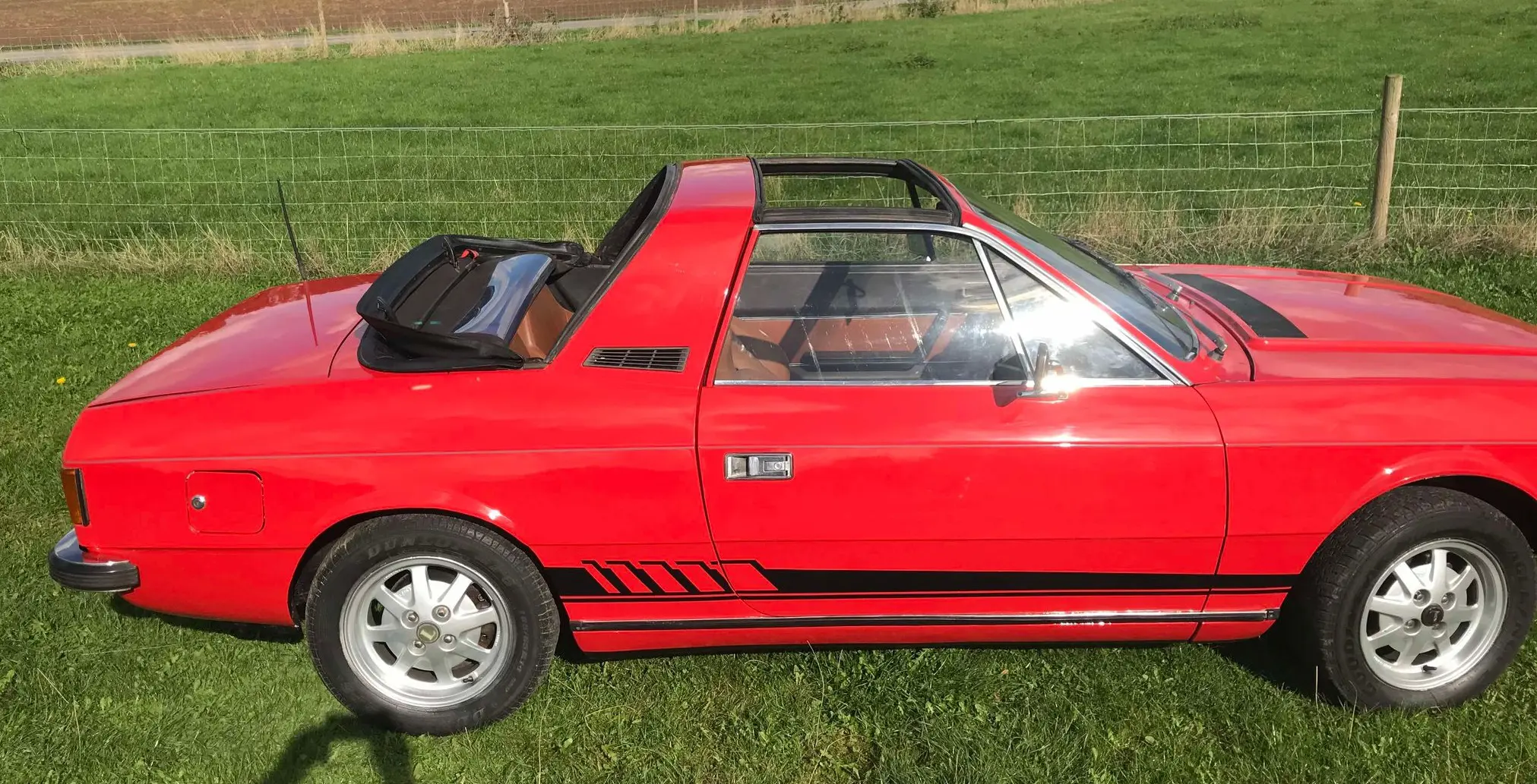 Red car side