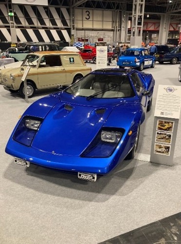 Blue car