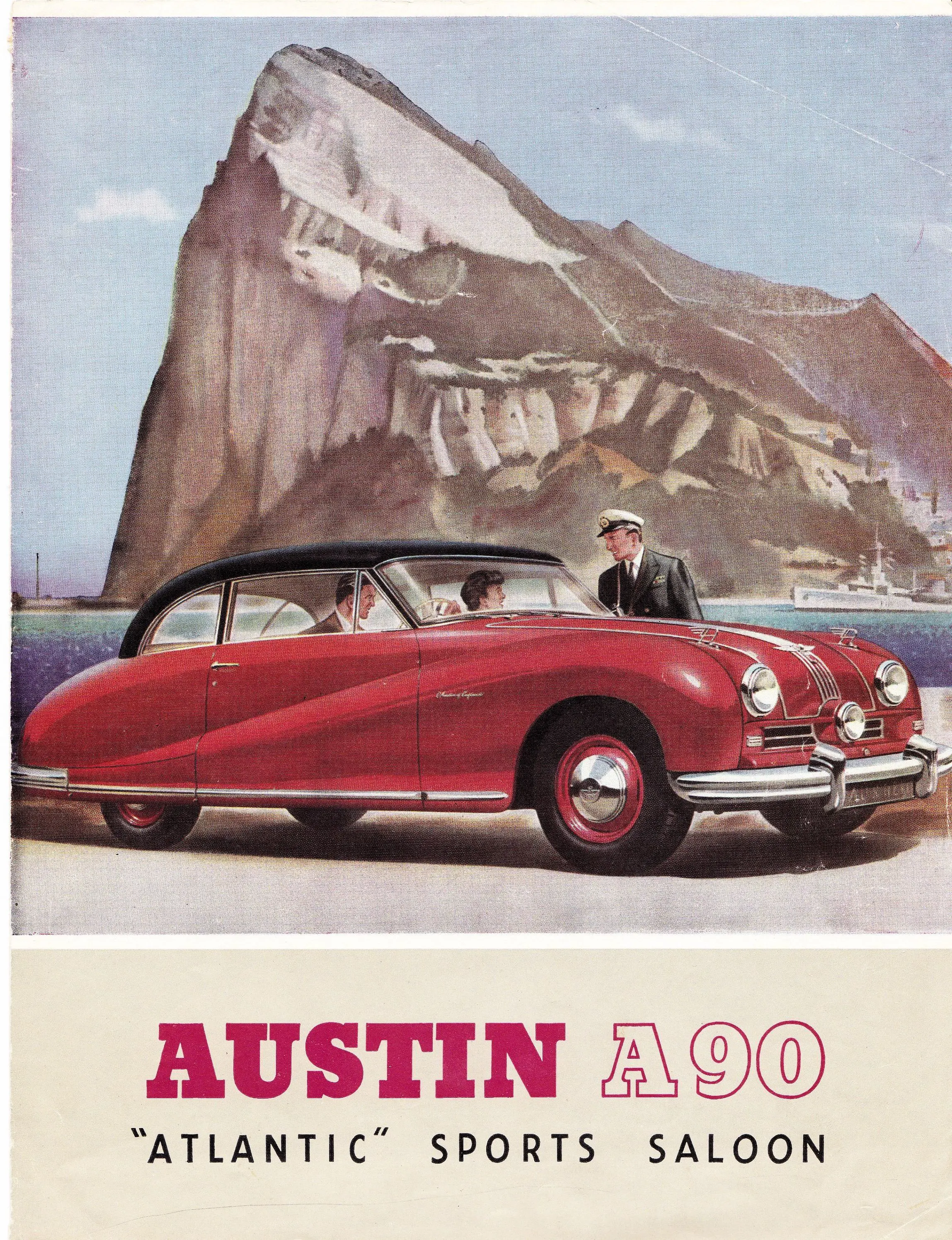 Red car poster