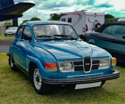 Blue car
