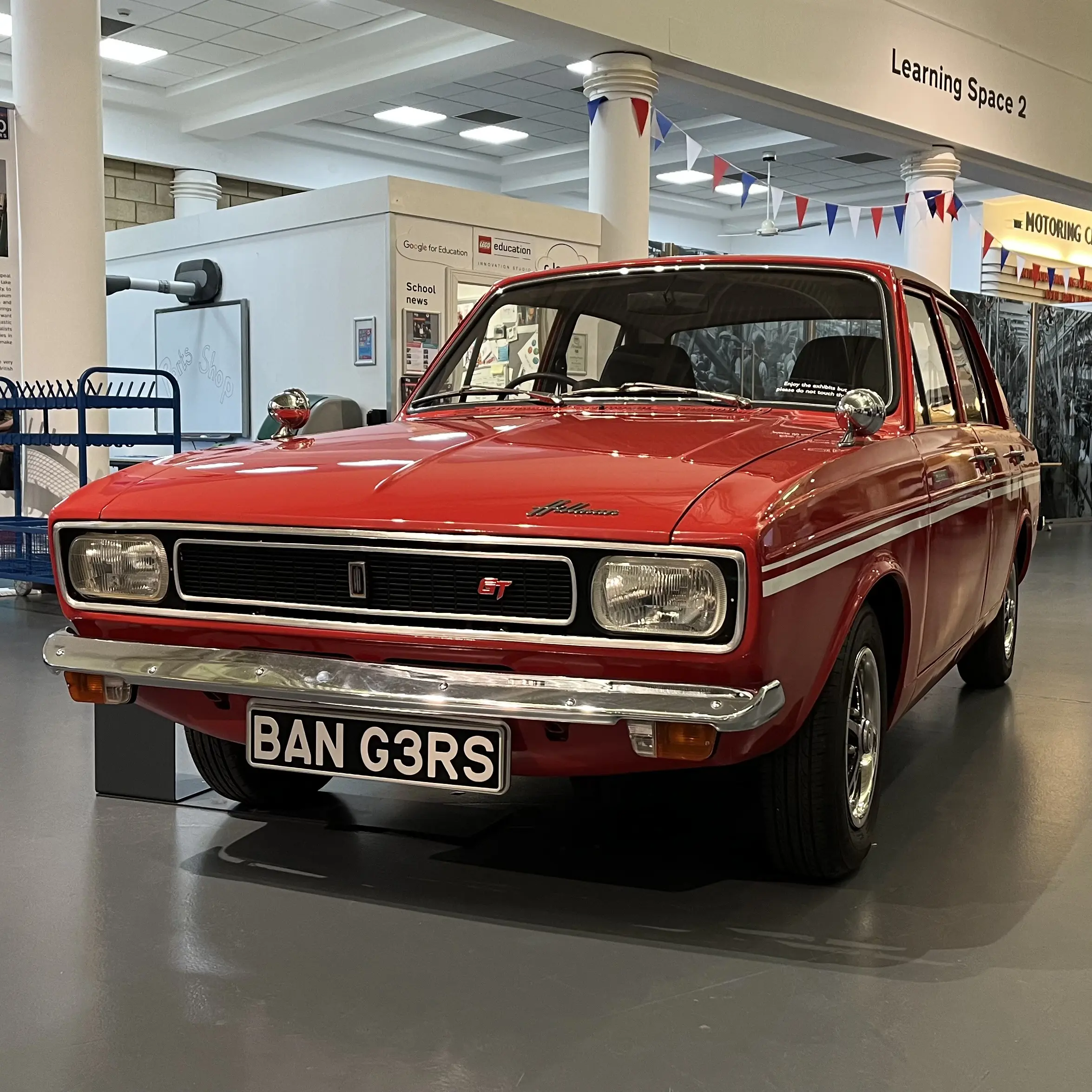 Red car