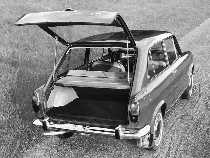 Car with boot open