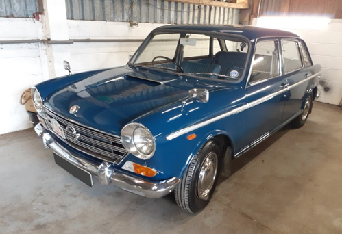 Blue car