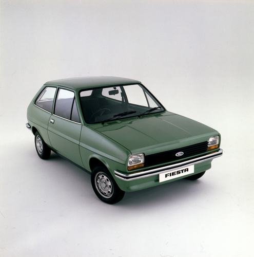 Green Ford Fiesta