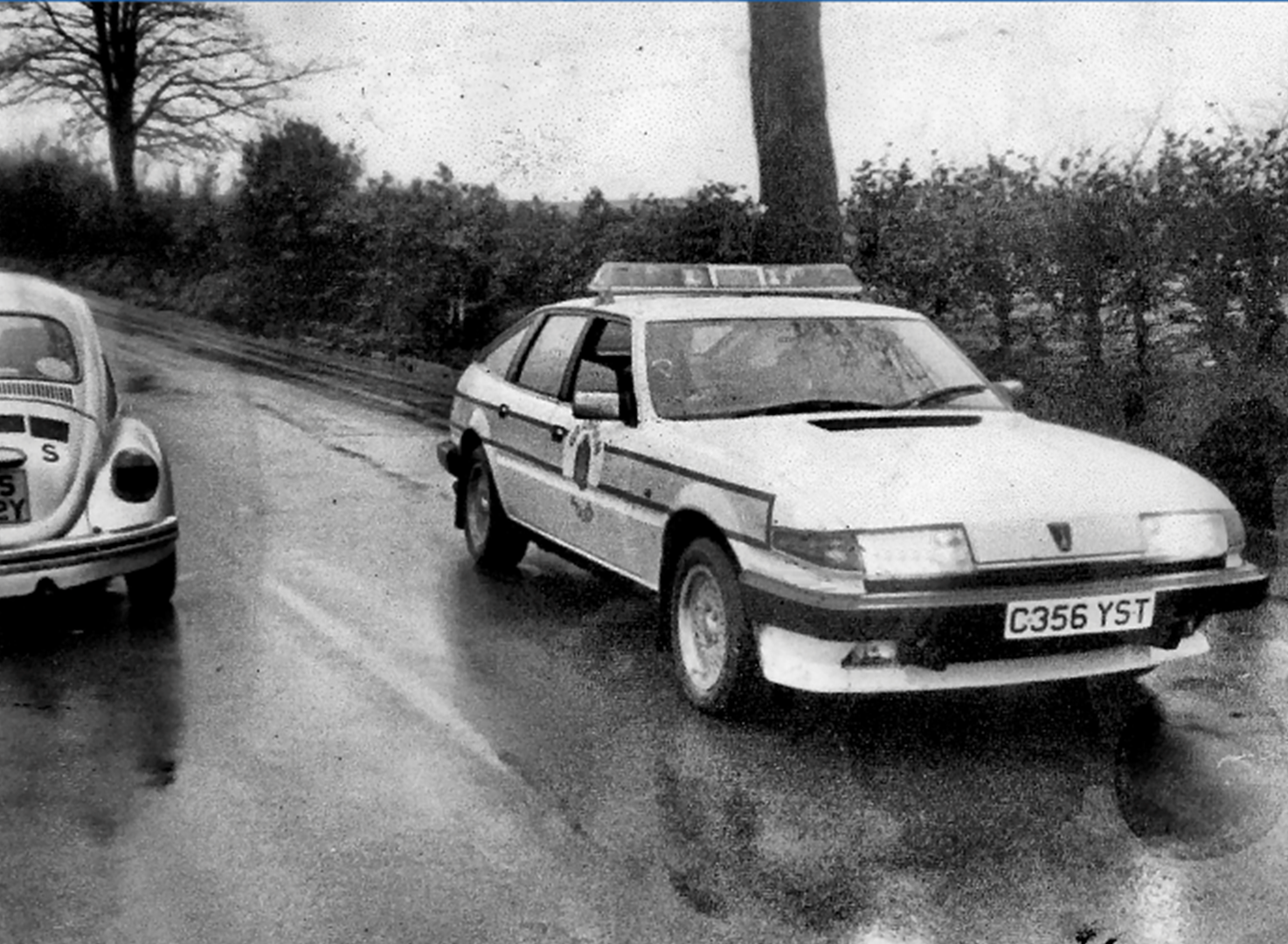 Black and white cars