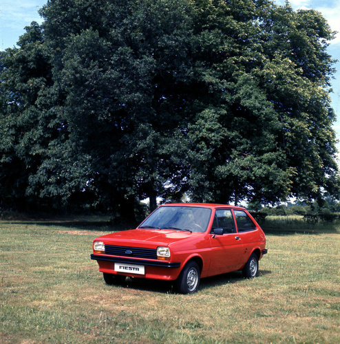 Red Ford Fiesta 1976